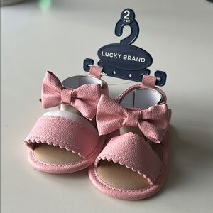 Lucky Brand Pink Kids Sandals 3-6